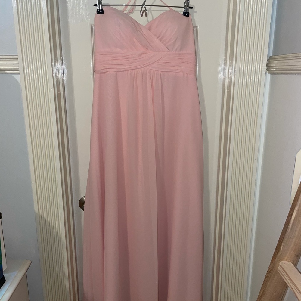 Formal Dress / Gown. Christina Wu Celebration BM39 in Petal Pink. Size 12.
